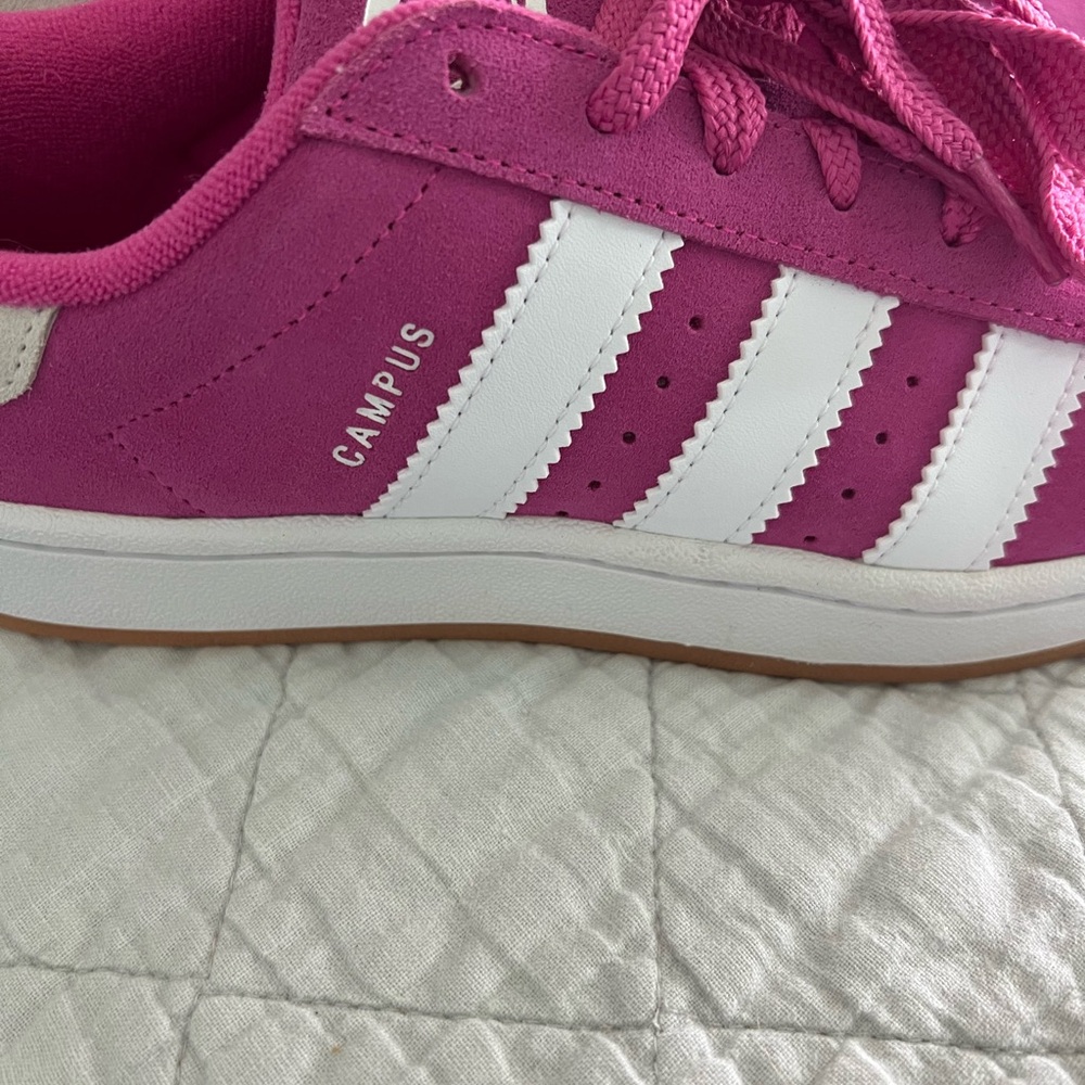 Adidas Pink Suede Sneakers - Picture 2 of 4